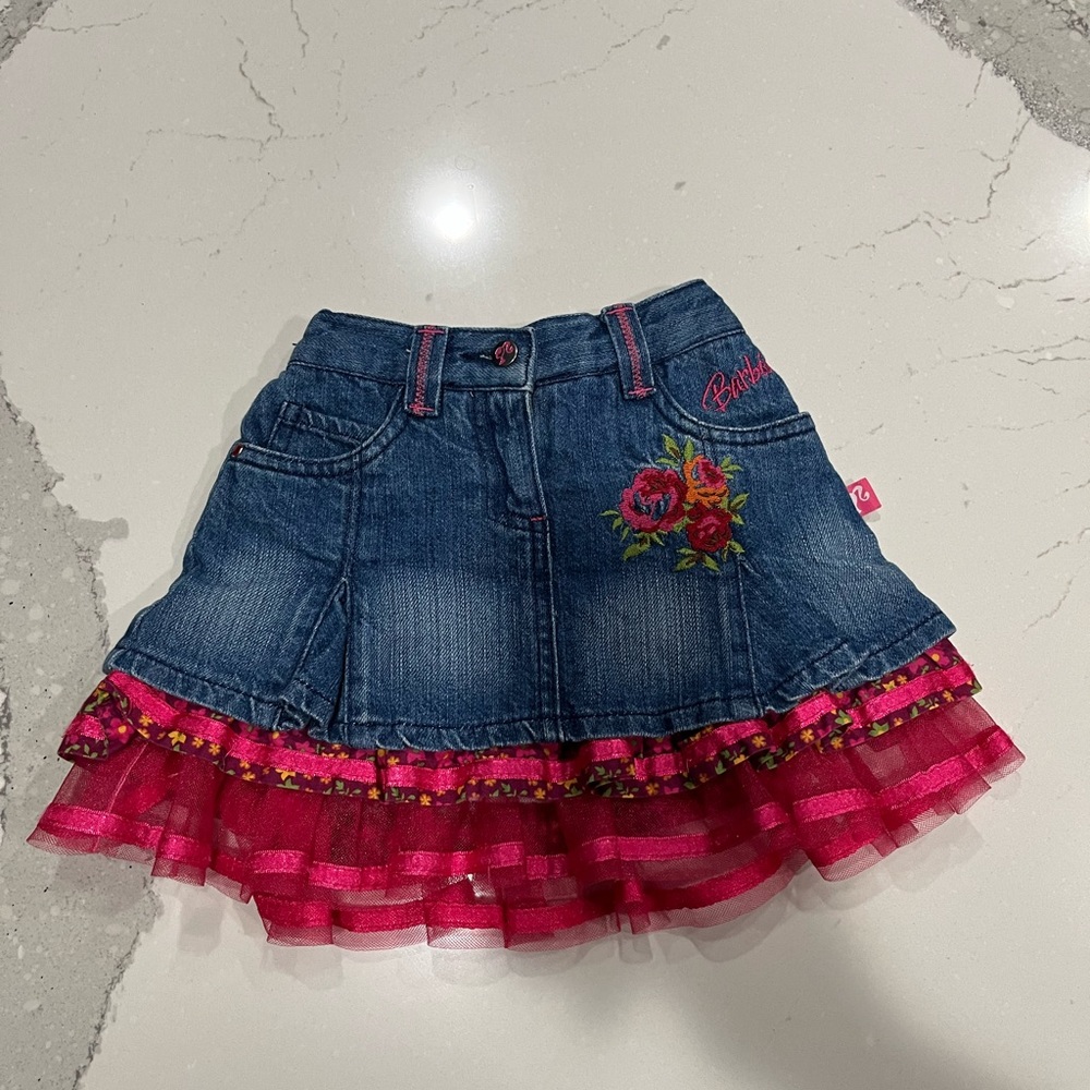 Toddler jeans skirt in excellent condition